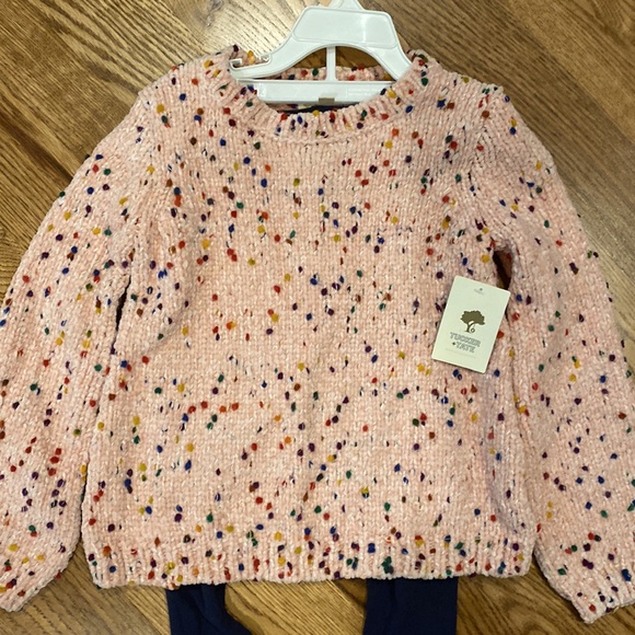 NWT tucker + Tate sweater oversized chunky knit boxy unisex bundle pants - Picture 2 of 8